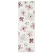 Adirondack Ivory and Purple 2'6" x 6' Runner Area Rug
