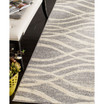 Adirondack Grey and Cream 2'6" x 6' Runner Area Rug