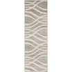 Adirondack Grey and Cream 2'6" x 6' Runner Area Rug