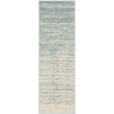 Adirondack Slate and Cream 2'6" x 6' Runner Area Rug