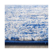 Adirondack Silver and Blue 2'6" x 8' Runner Area Rug