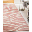 Adirondack Rose and Cream 2'6" x 6' Runner Area Rug