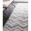 Adirondack Silver and Charcoal 2'6" x 6' Runner Area Rug