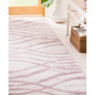 Adirondack Cream and Purple 2'6" x 6' Runner Area Rug