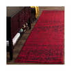 Adirondack Red and Black 2'6" x 8' Runner Area Rug