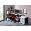 Vandana Writing Desk, White & Black Finish 92767