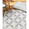 Outdoor BH Pashio Trellis II Parmaklik 7' x 7' Round Area Rug
