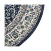 Haven Hav09 Navy and Ivory 7'10" x 7'10" Round Rug