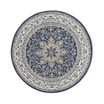 Haven Hav09 Navy and Ivory 7'10" x 7'10" Round Rug