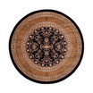 Lyndhurst Black and Tan 8' x 8' Round Area Rug