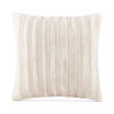 Duke Ribbed Faux-Fur Decorative Pillow, 20" x  20"