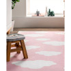 Aurora Lilia Washable Kids Cloud 3' x 5' Area Rug