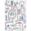 Felix Chalea Kids Town Washable 5' x 8' Area Rug