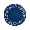 Discovery Kids Washable Alphabet 4' x 4' Round Area Rug