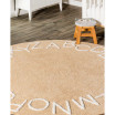 Discovery Kids Washable Alphabet 4' x 4' Round Area Rug
