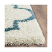 Shag Kids Ivory and Blue 8' x 10' Area Rug