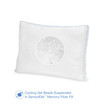 Cool Fusion Medium Density with Cooling Gel Beads Pillow, Standard
