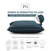 Down Alternative Side/Back Sleeper Overstuffed Pillow with MicronOne Technology - Standard/Queen