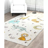 Campy Kids Animals Area Rug