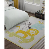 Campy Kids Animals Area Rug