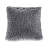Edina Faux-Fur Decorative Pillow, 20" x  20"