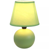 Simple Designs Mini Ceramic Globe Table Lamp