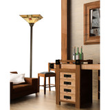 ArrowHead Torchiere Metal Floor Lamp