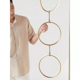 Nova LED RGB Floor Lamp - Color Changing 3 Ring-Style Light Pendants