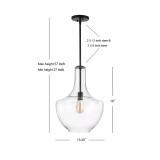 Watts 13.25" LED Pendant