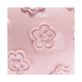 Signature Botanical Baby Pink Floral Nursery Lamp with Shade & Bulb