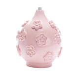 Signature Botanical Baby Pink Floral Nursery Lamp with Shade & Bulb