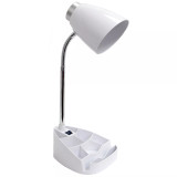 Limelight's Gooseneck Organizer Desk Lamp with iPad Tablet Stand Book Holder