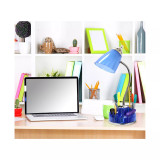 Limelight's Flossy Organizer Desk Lamp with Charging Outlet Lazy Susan Base