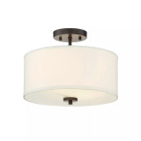 Trade Winds Cassie 2-Light Semi-Flush Ceiling Light
