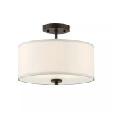 Trade Winds Cassie 2-Light Semi-Flush Ceiling Light