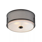 Trade Winds Fremont 3-Light Flush Mounted Ceiling Light
