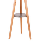 Compass Floor Lamp with Shelf