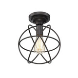 1-Light Ceiling Light In Oil Rubbed Bronze