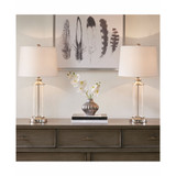 JLA Set of 2 Clarity Table Lamps