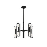 Winfield 10-Light Chandelier in Matte Black