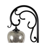 Decor Therapy 64" Textured Floor Lamp with Mercury Glass Globe