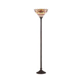 Davis Tiffany- Torchiere Led Floor Lamp