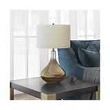 Mirabella Table Lamp In Ombre Brass Colored Glass