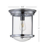 Savannah 10.25" LED Flush Mount