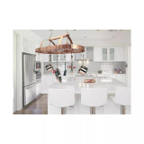 Elegant Designs 2 Light Kitchen Pot Rack with Downlights