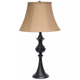Elegant Designs Traditionally Crafted 3 Pack Lamp Set 2 Table Lamps, 1 Floor Lamp Shades