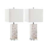 Set of 2 Homer Shell Table Lamps