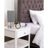 Petite Stick Lamp with USB Charging Port and Shade