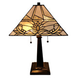 Tiffany Style Mission Table Lamp