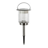 Dual Mode Solar Powered Insect Catcher Light with Hanger and Stake